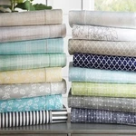 Ultra Soft 4 Piece Bed Sheet Sets Deep Pocket Kaycie Gray Fashion Collection. Fixed Price $59.99.