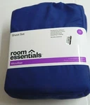 Room Essentials Microfiber Sheet Set Full Sapphire 4 Piece. Fixed Price $21.59.