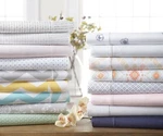 Summer Prints 4PC Sheets Set By Kaycie Gray Fashion Breathable Easy Care. Fixed Price $47.99.