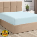 Pizuna Twin Baby Blue Cotton Fitted Sheet 400 Tc. Fixed Price $65.99.