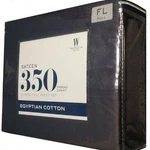 New Dark Blue Jean Wamsutta 350 Tc 100% Egyptian Cotton Sateen Full Sheet Set. Fixed Price $77.97.
