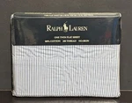 Vintage Ralph Lauren Cotton Twin Flat Sheet Greenwich Blue - New & Sealed. Fixed Price $49.99.