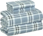 Bliss Casa 4 Piece 100% Cotton Flannel Sheet Set King - High Gsm Deep Pockets, W. Fixed Price $70.62.