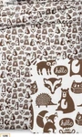 Pillowfort Forest Friends Twin Flat Sheets Bear Raccoon Owl Fox. Fixed Price $8.99.