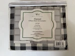 Wexley Home Flannel Full Sheet Set Buffalo Plaid Ivory 4PC Cotton Soft Warm New. Fixed Price $35.99.