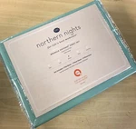 Northern Nights 700TC 100% Cotton Wrinkle Defense 4-PIECE Sheet Set W/ Embroider. Fixed Price $79.95.