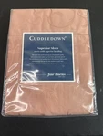 Cuddledown Queen Flat Sheet 400 Tc Sateen Jacquard Terracotta Nip. Fixed Price $69.99.