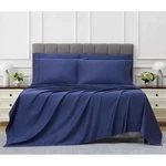 Kirkland Signature 680 Tc 6-PIECE Pima Cotton Sheet Set King Blue Pre Owned. Fixed Price $45.00.