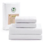 Lane Linen 100% Organic Cotton Queen Set, 4PC Size .... Fixed Price $51.76.