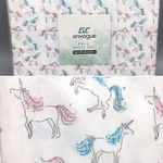 4PC Lil Envogue Unicorns Full Sheet Set Pink Blue White Magical Girls New. Fixed Price $44.99.
