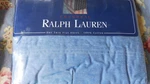 Blue Chambray-ralph Lauren-twin Flat SHEET-NEW-NOS-100% COTTON--5 Available. Fixed Price $85.99.