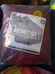 4 Piece Utopia Bedding Full Sheets Set Flat Fitted Pillowcases. Fixed Price $40.00.