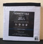 Kenneth Cole 4PC Dots/white Antimicrobial Queen Sheet Set 55% Cotton New. Fixed Price $39.90.