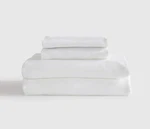 Bnwt Quince Organic Bamboo Sheet Set Cal King 4 Piece White Brand New With Tags. Fixed Price $119.00.