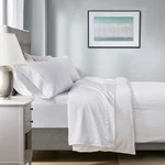 Luxury 1000 Thread Count Cal King Sheet Set, Soft Cotton Blend, White. Fixed Price $88.99.