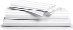 Carressa Linen 600 Thread Count Long Staple Egyptian Cotton Stripe Sheet Set,.... Fixed Price $50.99.