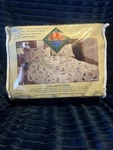 Vtg Rustic Rockies 56951 Full Sheet 4PC Flannel Moose Trees Northcrest. Fixed Price $78.00.