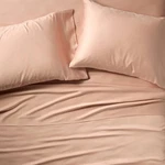 Full 400 Thread Count Rayon From Bamboo Sheet Set Light Adobe Clay. Fixed Price $39.99.