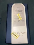 Full 400 Thread Count Performance Flat Sheet Metallic Blue - Threshold: Cotton. Fixed Price $12.00.