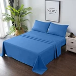 Superb Bed Sheet Set, Fitted, Flat, Pillowcases - Breathable & Soft, Deep Pocket. Fixed Price $12.19.