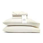 Boll & Branch Signature Hemmed Sheet Set - Queen, Cream Luxury 100% Organic.... Fixed Price $486.39.