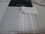 New Ralph Lauren Dune Lane Standard Sham 20"X28" Light Grey & Ivory Stripe Nip. Fixed Price $34.98.