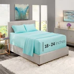 Nestl Size Sheet Set, Piece Extra Deep Pocket King, 45 - Light Blue. Fixed Price $40.28.