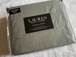 4 Pc Lauren Ralph Queen Green Dunham Sateen Sheet Set Deep Pkts New. Fixed Price $59.00.