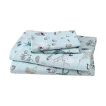 Beatrice Home Fashions Coastal Print Microfiber Sheet Set, Comfy, 12" Deep, King. Fixed Price $47.99.