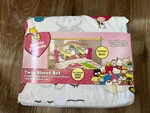 Hello Kitty Sanrio Friends *twin Flat Fitted Sheet Set Pillowcase Rare Y2K Dorm. Fixed Price $100.00.