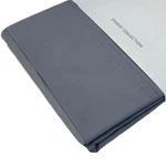 Calvin Klein H2301C Lupine Gray Florence Stitch Flat Sheet Size Queen. Fixed Price $87.50.