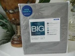 Nip The Big One Medium Gray College Dorm Easy Care 3 Pc Twin Xl Sheet Set. Fixed Price $19.99.