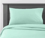 Queen Solid 100% Cotton Sheet Set Mint - Pillowfort New 4PCS. Fixed Price $40.00.
