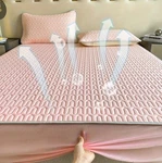 1PC Cooling And Stretchy Bed Sheet Soft Non-slip Polyester, Breathable Wicking. Fixed Price $42.89.