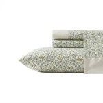 Laura Ashley Queen Sheet Set, Breathable Percale Cotton Bedding With Deep Po.... Fixed Price $82.40.