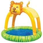 Banzai Shade & Sun Lion Pool Inflatable Toddler Swimming With Canopy. Fixed Price $29.99.