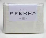 Sferra Corto Celeste Ivory Queen Sheet Set 4PC Cotton Percale 406TC Italy New. Fixed Price $510.00.