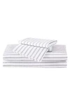 Truly Soft Pinstripe Twin Sheet Set. Fixed Price $19.99.