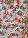 Dean Miller Surf Bedding Queen Sheet Set Boards Woody Cars Aloha Hawaii. Fixed Price $95.00.