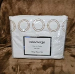 King Sheet Set 4PC Microfiber Easy Care Polyester Beige Gold Concierge New. Fixed Price $33.00.