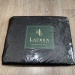 New Rare Vintage Ralph Lauren Solid Black Full Size Deep Fitted Sheet Cotton Usa. Fixed Price $149.95.