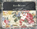 Ralph Lauren Dylan's Grove Floral & American Flags Full Flat Sheet New Nip. Fixed Price $200.25.