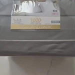 Highland Park Queen 1000TC Pima Cotton Sheet Set Alloy Grey Crease Control 6PC. Fixed Price $89.99.