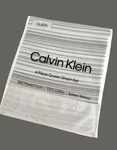 New Calvin Klein Queen Sheet Set 4 Pcs Cotton Deep Fit White Gray Stripes 300 Th. Fixed Price $68.99.