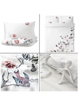 New Rare Twin Ikea Ttelilja And Dvala Duvet Cover Pillowcase Sets. Fixed Price $100.00.