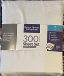 New Better Homes & Garden Twin Sheet Set 300 Thread Count 100 % Sateen. Fixed Price $19.00.
