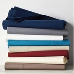 100% Egyptian Cotton 600 Thread Count Solid Modern Flat SHEET+2 Pillow Case. Fixed Price $66.11.