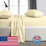 Trend Bedding Mart Tbm 100 Egyptian Cotton Sheets Ivory King Set 800. Fixed Price $153.97.