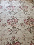 Ralph Lauren Guinevere King Flat Ruffle Sheet Sateen Tan Flora Rose Read. Fixed Price $30.00.