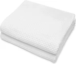 - Euro Spa Set Of 2 Luxury Waffle Weave Bath Sheets, Oversized Pure Ringspun Cot. Fixed Price $45.95.